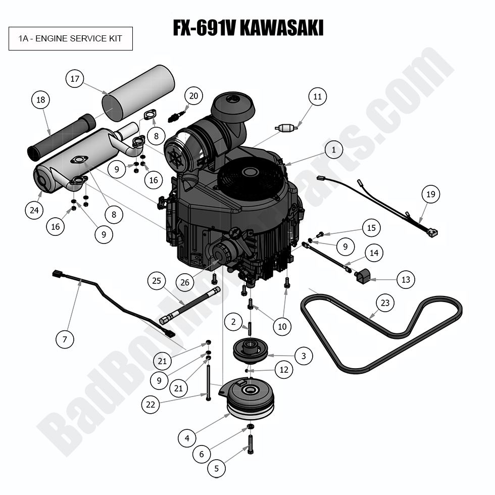 2018 Compact Outlaw Engine - Kawasaki FX-691V